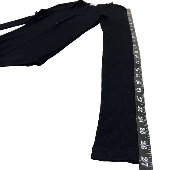 Alix Nyc Bodysuit Size XSmall Black Long-Sleeve Henley Ribbed Material NWOT - Picture 12 of 14